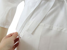 画像をギャラリービューアに読み込む, 替え衿 ファスナー半衿 き楽っく 長襦袢用 白 水色 刺繍 花 ライトストーン 2種類 洗える 袷 単衣 広衿 マジック付 プレシオサ使用 女性 レディース ローズカラー 衿秀 うそつき長襦袢用 きらっく カジュアル フォーマル オシャレ エレガント 送料無料 あす楽