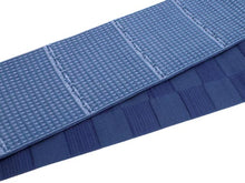 画像をギャラリービューアに読み込む, 三勝染 メンズ 麻 角帯 単品 フリーサイズ たて絹よこ綿角帯 紺青地 市松 格子 リバーシブル 日本製 男性用 男帯 紳士 おしゃれ 浴衣 ゆかた 着物 きもの お茶 華道 お花 お琴 踊り お祭り 洗える帯 父の日 父親 祖父 誕生日 贈り物 お祝い 敬老の日