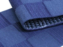 画像をギャラリービューアに読み込む, 三勝染 メンズ 麻 角帯 単品 フリーサイズ たて絹よこ綿角帯 紺青地 市松 格子 リバーシブル 日本製 男性用 男帯 紳士 おしゃれ 浴衣 ゆかた 着物 きもの お茶 華道 お花 お琴 踊り お祭り 洗える帯 父の日 父親 祖父 誕生日 贈り物 お祝い 敬老の日