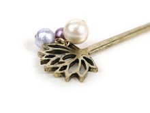 画像をギャラリービューアに読み込む, かんざし コットンパール 金属 3粒 蓮 ロング アンティーク ゴールド 単品 シンプル エレガント 可愛い 簪 髪飾り ヘアアクセサリー 軽量 小紋 洒落着 色無地 パーティー 浴衣 夏着物 母の日 誕生日 ギフト プレゼント 洋 和 和装小物 着物 和服 和装 MIZUHO 日本製