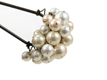 画像をギャラリービューアに読み込む, かんざし コットンパール 金属 ボリューム キスカ オフホワイト 単品 シンプル エレガント 可愛い 簪 髪飾り ヘアアクセサリー 軽量 小紋 洒落着 色無地 普段着 パーティー 浴衣 夏着物 母の日 誕生日 ギフト プレゼント 洋 和 和装小物 着物 和服 和装 MIZUHO 日本製