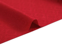 画像をギャラリービューアに読み込む, 洗える 色無地 着物 反物 レディース セミオーダー 仕立て付 紋意匠 XS S M L XL サイズ 袷 単衣 無地 赤 紅色 葵 地紋 百華 MOMOKA レトロ 結婚式 卒業式 卒園式 和装 和服 女性 小紋 送料無料 きもの 羽織 コート KZ