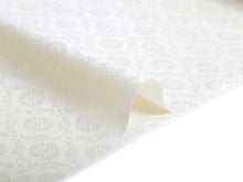 画像をギャラリービューアに読み込む, 洗える 色無地 着物 反物 レディース セミオーダー 仕立て付 紋意匠 XS S M L XL サイズ 袷 単衣 無地 薄クリーム 色 葵 地紋 百華 MOMOKA レトロ 結婚式 卒業式 卒園式 和装 和服 女性 小紋 送料無料 きもの 羽織 コート