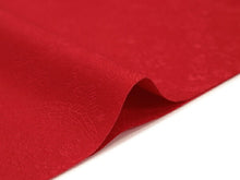 画像をギャラリービューアに読み込む, 洗える 色無地 着物 反物 レディース セミオーダー 仕立て付 紋意匠 XS S M L XL サイズ 袷 単衣 無地 赤 紅 色 鳳凰 地紋 百華 MOMOKA レトロ 結婚式 卒業式 卒園式 和装 和服 女性 小紋 送料無料 きもの 羽織 コート KZ