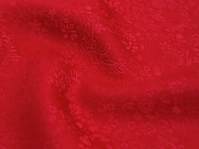 画像をギャラリービューアに読み込む, 洗える 色無地 着物 反物 レディース セミオーダー 仕立て付 紋意匠 XS S M L XL サイズ 袷 単衣 無地 赤 紅 色 鳳凰 地紋 百華 MOMOKA レトロ 結婚式 卒業式 卒園式 和装 和服 女性 小紋 送料無料 きもの 羽織 コート KZ