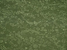 画像をギャラリービューアに読み込む, 洗える 色無地 着物 反物 レディース セミオーダー 仕立て付 紋意匠 XS S M L XL サイズ 袷 単衣 無地 緑 抹茶 色 鳳凰 地紋 百華 MOMOKA レトロ 結婚式 卒業式 卒園式 和装 和服 女性 小紋 送料無料 きもの 羽織 コート