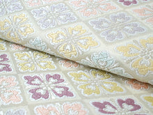 画像をギャラリービューアに読み込む, 袋帯 単品 絹 未使用 仕立て付き ホワイト 花菱 六通柄 西陣織 河合美術織物謹製 証紙付き フォーマル 洒落 ふくろ帯 女性 レディース 着物 和装 和服 訪問着 付け下げ 色無地 伝統工芸 おしゃれ着 送料無料 新品