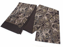 画像をギャラリービューアに読み込む, 袋帯 単品 絹 六通柄 未使用 仕立て付き こげ茶 ツタ 六通 西陣織 弥禅屋謹製 証紙付き 洒落 ふくろ帯 女性 レディース 着物 和装 和服 訪問着 付け下げ 色無地 伝統工芸 おしゃれ着 送料無料 新品