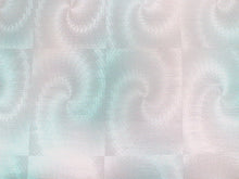 画像をギャラリービューアに読み込む, 袋帯 単品 絹 六通柄 未使用 仕立て付き グリーン 3D 市松 真珠箔 六通 西陣織 浅山織物謹製 証紙付き 洒落 ふくろ帯 女性 レディース 着物 和装 和服 訪問着 付け下げ 色無地 伝統工芸 おしゃれ着 送料無料 新品