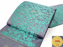 画像をギャラリービューアに読み込む, 袋帯 単品 絹 未使用 仕立て付き 紫 銀繍 宝彩唐草華紋 六通柄 西陣織 まいづる謹製 証紙付き フォーマル 洒落 ふくろ帯 女性 レディース 着物 和装 和服 訪問着 付け下げ 色無地 伝統工芸 おしゃれ着 送料無料 新品