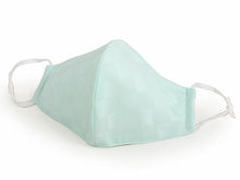 画像をギャラリービューアに読み込む, 絹 マスク カラー ミントグリーン 日本製 洗える 市松格子 超立体型 抗ウィルスフィルター 抗菌 シルク 小杉 絹マスク  4層 敏感肌 女性 男性 大人 個包装 おしゃれ 洗えるマスク いろひかり 特許出願中 ギフト