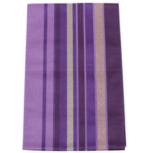 画像をギャラリービューアに読み込む, 名古屋帯 仕立て上がり 単品 紫地 入れ子菱柄 レディース 女性 カジュアル 日本製 八寸名古屋帯 和装 和服 なごやおび obi お茶会 お稽古 観劇 オシャレ着 あす楽 wg