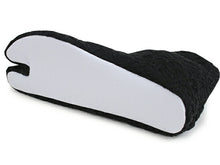 画像をギャラリービューアに読み込む, レース足袋 フリース 冬用 2カラー S M L LL 3L サイズ オフホワイト ブラック 四枚こはぜ コハゼ クッション底 おしゃれ レース あったか 足袋 暖かい たび 着付け小物 和装小物 成人式にも 着物 和服