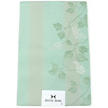 画像をギャラリービューアに読み込む, 洗える着物 コーディネートセット 袷 名古屋帯 正絹帯揚げ帯締め フリーサイズ 4点セット 小紋 レディース 女性 ハナエモリ 焦げ茶地 更紗柄 着物 薄緑地 葡萄柄 帯 帯あげ 帯〆 プレタ ブランド 和装 和服 きものセッ