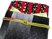 画像をギャラリービューアに読み込む, 洗える着物 コーディネートセット 袷 名古屋帯 正絹帯揚げ帯締め フリーサイズ 4点セット 小紋 レディース 女性 永楽屋 赤地 豆椿柄 着物 黒X薄グレー地 幾何学柄 帯 帯あげ 帯〆 プレタ ブランド 和装 和服 きものセット 送料無料