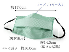 画像をギャラリービューアに読み込む, 絹 マスク 日本製 洗える 薄グリーン 極小 市松格子 プリーツ 抗ウィルス 抗菌 シルク 小杉 絹マスク 4層 敏感肌 女性 男性 大人 個包装 おしゃれ 洗えるマスク ギフト 在庫あり