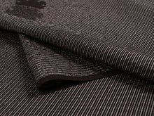画像をギャラリービューアに読み込む, 正絹 小紋 反物 十日町 絣 黒茶 縞 雪輪 フルオーダー 仕立て付き 塩沢物語 着物 和装 和服 着尺 単品 袷 単衣 女性 レディース 送料無料