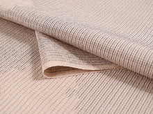 画像をギャラリービューアに読み込む, 正絹 小紋 反物 十日町 絣 薄ベージュ 縞 雪輪 フルオーダー 仕立て付き 湯のし付き 柿渋 着物 和装 和服 着尺 単品 袷 単衣 女性 レディース 送料無料