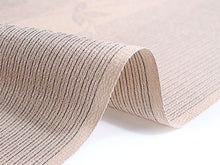 画像をギャラリービューアに読み込む, 正絹 小紋 反物 十日町 絣 薄ベージュ 縞 枝葉 フルオーダー 仕立て付き 湯のし付き 柿渋 着物 和装 和服 着尺 単品 袷 単衣 女性 レディース 送料無料