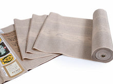 画像をギャラリービューアに読み込む, 正絹 小紋 反物 十日町 絣 薄ベージュ 縞 枝葉 フルオーダー 仕立て付き 湯のし付き 柿渋 着物 和装 和服 着尺 単品 袷 単衣 女性 レディース 送料無料