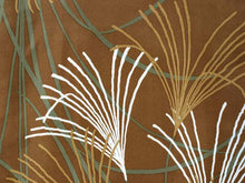 画像をギャラリービューアに読み込む, 洗える着物 袷 単品 小紋 フリー サイズ Hiromichi Nakano ヒロミチ ナカノ ブランド 女性 レディース 茶地 芒柄 仕立て上がり 丸洗い あわせ 着物 和装 和服 あす楽 送料無料