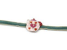 画像をギャラリービューアに読み込む, 仕立て上がり夏名古屋帯 帯留 三分紐 3点セット 紫 薄緑 黄地 モザイク格子柄 帯 フォレストグリーン地 帯締め ティーポット 帯留め お洒落 九寸 なごや帯 和装小物 レディース 女性 新品 送料無料 あす楽