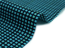 画像をギャラリービューアに読み込む, おしゃれ柄半衿 青 黒地 粒格子柄 ポリエステル 洗える 半えり 半衿 女性 レディース 和装小物 カジュアル 遊び心 おしゃれ ネコポス便可能 あす楽