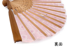 画像をギャラリービューアに読み込む, 扇子 女性用 単品 ピンク 唐草 いぬまる 刺 レディース エコ ギフト プレゼント 春 夏 母の日 婦人 女性 女 綿 京扇子 せんす あす楽