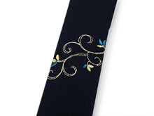 画像をギャラリービューアに読み込む, 扇子 扇子袋 2点セット レディース 黒 唐草模様 箱入り エコ ギフト プレゼント 春 夏 母の日 婦人 女性 女 綿 シルク 京扇子 せんす あす楽