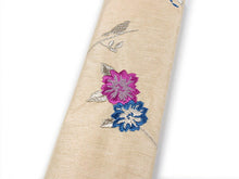 画像をギャラリービューアに読み込む, 扇子 扇子袋 2点セット レディース ベージュ 花と鳥 スワロフスキーチャーム 箱入り 大きめ Large Size エコ ギフト プレゼント 春 夏 母の日 婦人 女性 女 綿 京扇子 せんす あす楽