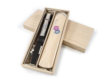 画像をギャラリービューアに読み込む, 扇子 扇子袋 2点セット レディース ベージュ 花と鳥 スワロフスキーチャーム 箱入り 大きめ Large Size エコ ギフト プレゼント 春 夏 母の日 婦人 女性 女 綿 京扇子 せんす あす楽