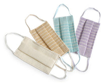 画像をギャラリービューアに読み込む, マスク6万枚販売突破! 涼しい マスク 麻 絹 洗えるマスク 4カラー 2サイズ 不織布フィルター入り 3層マスク オフホワイト ベージュ パープル ミントブルー おしゃれ 絹マスク 女性用 男性用 吸湿冷感 抗菌加工 プリーツ型 夏向き 夏