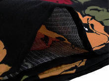 画像をギャラリービューアに読み込む, 浴衣 単品 レディース 黒地イエロー・レッド洋花柄 フリーサイズ 浴衣のみ 浴衣単品 2022 大人 ゆかた 粋 レトロ モダン 和装 和服 女性 夏祭り 花火大会