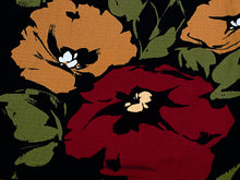 画像をギャラリービューアに読み込む, 浴衣 単品 レディース 黒地イエロー・レッド洋花柄 フリーサイズ 浴衣のみ 浴衣単品 2022 大人 ゆかた 粋 レトロ モダン 和装 和服 女性 夏祭り 花火大会