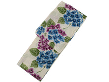 画像をギャラリービューアに読み込む, 浴衣 単品 レディース オフホワイト地紫陽花柄 フリーサイズ 浴衣のみ 浴衣単品 2022 大人 ゆかた 粋 レトロ モダン 和装 和服 女性 夏祭り 花火大会