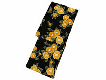 画像をギャラリービューアに読み込む, 浴衣 単品 レディース 黒地椿柄 フリーサイズ 浴衣のみ 浴衣単品 大人 ゆかた yukata 綿 粋 レトロ モダン 和装 和服 女性 夏祭り 花火大会