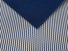 画像をギャラリービューアに読み込む, 浴衣 帯 濃紺 細ストライプ 浴衣帯 レディース 女性用 仕立上り 洗える帯 半幅帯 ゆかた帯 簡単 リバーシブル あす楽