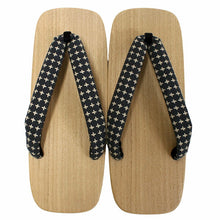 画像をギャラリービューアに読み込む, 下駄 単品 メンズ 浴衣 甚平 ゲタ フリーサイズ 25.5 26.0 26.5 27.0 右近 白木台 墨黒地薄ベージュの格子柄鼻緒 日本製 桐げた M L 痛くない 歩きやすい かかと低め 和服 和装 着物 サン