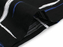 画像をギャラリービューアに読み込む, 浴衣 メンズ 単品 黒地 格子柄 おしゃれ 粋 M L LL 2022 花火大会 夏祭り 男性 紳士 155cm〜185cm 男性浴衣