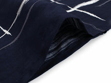 画像をギャラリービューアに読み込む, 浴衣 メンズ 単品 濃紺地格子柄 おしゃれ 粋 M L LL 2022 花火大会 夏祭り 男性 紳士 155cm〜185cm 男性浴衣