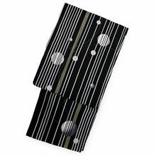 画像をギャラリービューアに読み込む, 浴衣 メンズ 単品 黒地 水玉ストライプ柄 おしゃれ 粋 M L LL 2022 花火大会 夏祭り 男性 紳士 155cm〜185cm 男性浴衣