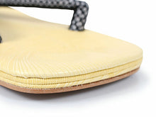 画像をギャラリービューアに読み込む, メンズ雪駄 男性 フリーサイズ 25.5 26.0 26.5 27.0 黒地鹿の子柄鼻緒 和装小物 履物 着物 和服 和装 紳士用 メンズ