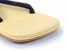 画像をギャラリービューアに読み込む, メンズ雪駄 男性 フリーサイズ 25.5 26.0 26.5 27.0 濃紺地井桁柄鼻緒 和装小物 履物 着物 和服 和装 紳士用 メンズ