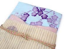 画像をギャラリービューアに読み込む, 洗える夏着物 コーディネート 4点セット L サイズ 水色地 枝梅柄 夏きもの 半円幾何学柄 絽つづれ 名古屋帯 絽 帯揚げ 平組 帯締め 和装 和服 レディース 女性 カジュアル 普段着 おでかけ お気軽 上品 夏 吸汗速乾 き