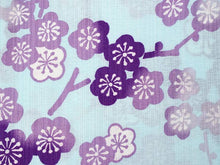 画像をギャラリービューアに読み込む, 洗える夏着物 コーディネート 4点セット L サイズ 水色地 枝梅柄 夏きもの 半円幾何学柄 絽つづれ 名古屋帯 絽 帯揚げ 平組 帯締め 和装 和服 レディース 女性 カジュアル 普段着 おでかけ お気軽 上品 夏 吸汗速乾 き