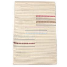 画像をギャラリービューアに読み込む, 洗える夏着物 コーディネート 4点セット L サイズ 紺地 牡丹柄 夏きもの 幾何学ストライプ柄 絽つづれ 名古屋帯 絽 帯揚げ 丸組 帯締め 和装 和服 レディース 女性 カジュアル 普段着 おでかけ お気軽 上品 夏 吸汗速乾