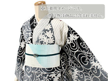 画像をギャラリービューアに読み込む, 半幅帯 夏 紗 お仕立て上がり 薄クリーム 水色 ぼかし 長尺 半巾帯 和装 和服 夏着物 女性 レディース 夏物 夏用 新品 洒落 おしゃれ 上品 浴衣 ゆかた 日本製 送料無料 あす楽