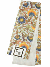 画像をギャラリービューアに読み込む, 半幅帯 夏 紗 お仕立て上がり オレンジ 青 更紗 花 長尺 半巾帯 和装 和服 夏着物 女性 レディース 夏物 夏用 新品 洒落 おしゃれ 上品 浴衣 ゆかた 日本製 送料無料 あす楽