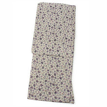 画像をギャラリービューアに読み込む, 洗える着物 単衣 小紋 綿 フリーサイズ 仕立て上がり 単品 小花柄シリーズ 薄ベージュグレー地 紫系 小花尽くし 女性 レディース 和装 和服 きもの プレタ 春 秋 きもの カジュアル 可愛い 普段着 送料無料 あす楽