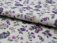 画像をギャラリービューアに読み込む, 洗える着物 単衣 小紋 綿 フリーサイズ 仕立て上がり 単品 小花柄シリーズ 薄ベージュグレー地 紫系 小花尽くし 女性 レディース 和装 和服 きもの プレタ 春 秋 きもの カジュアル 可愛い 普段着 送料無料 あす楽